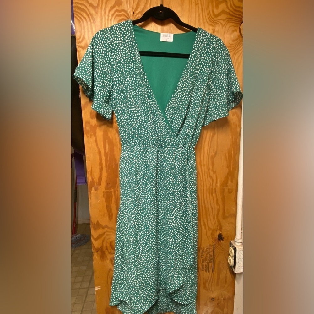 Sienna Sky Green Dress
